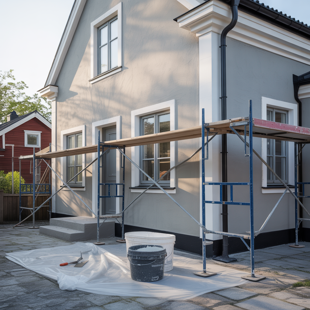 9.Vad paverkar kostnaden vid renovering av en putsad fasad