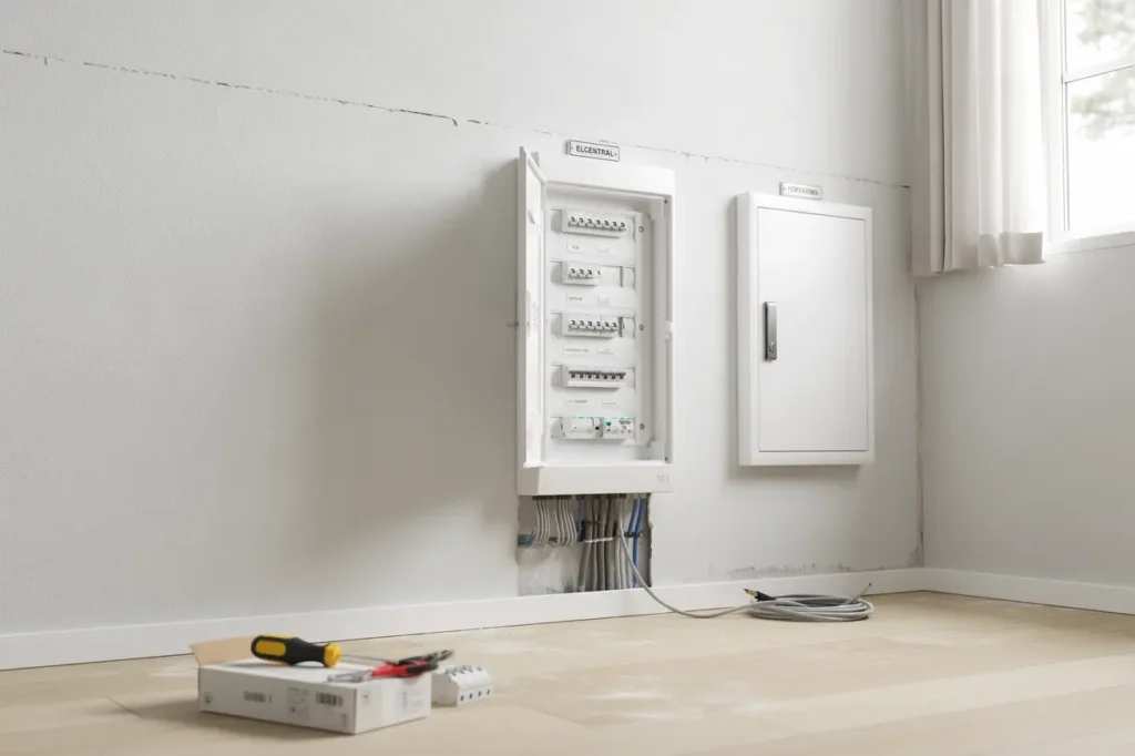 elinstallation med byte av elcentral och elsk p i blentarp sj bo