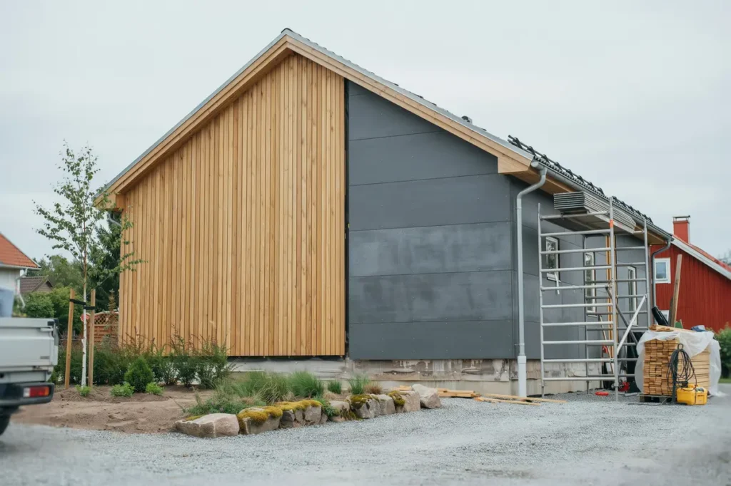 fasadbyte i tr eller fibercement s v ljer du r tt underh ll livsl ngd och uttryck f r huset